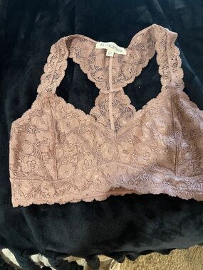 By Together Lace Bralette in Dusty Mauve